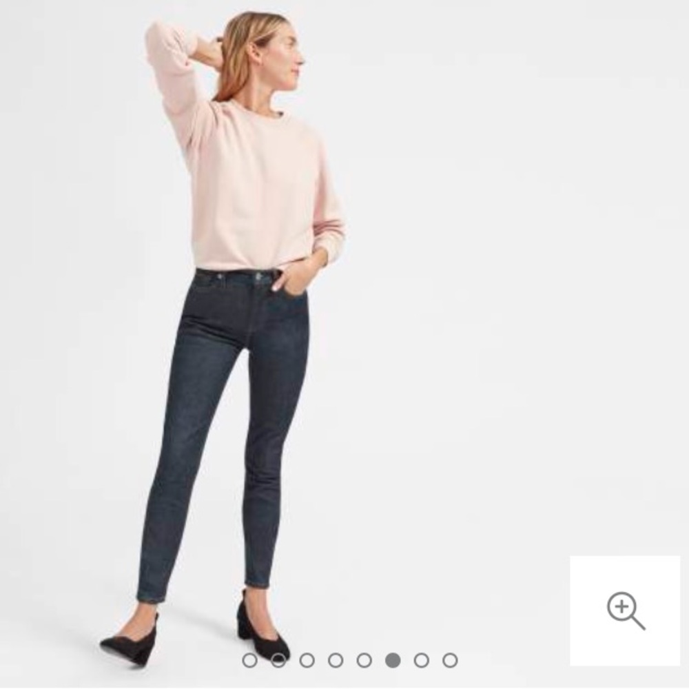 Everlane High-Rise Skinny Jean - Dark Indigo